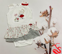 Боди-платье для девочки "Цветочный домик" Garden Baby