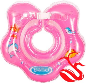Круг для купания, розовый Lindo