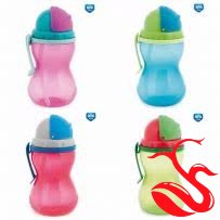 Спортивные поильники с трубочкой Canpol Babies 370 мл