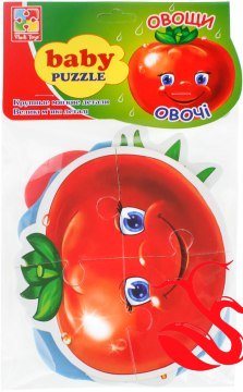 Беби-пазлы "Овощи" ТМ Vladi Toys