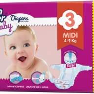Детские подгузники Baby Midi 3 (4-9 кг, 70 шт) - Детские подгузники Baby Midi 3 (4-9 кг, 70 шт)