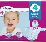 Детские подгузники Baby Maxi 4 (7-18 кг, 62 шт) - Детские подгузники Baby Maxi 4 (7-18 кг, 62 шт)