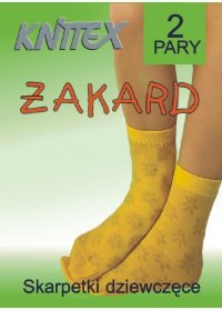 Капроновые носки для девочек Zakard, ТМ Knitex(Польша)