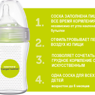 Антиколиковая бутылочка Haberman 260мл - Антиколиковая бутылочка Haberman 260мл